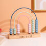 Personalised Kids Toy Abacus Counting Learning Baby Game For Nursery, thumbnail 2 of 3