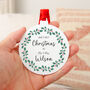 'Our First Christmas As' Tree Bauble Deoration, thumbnail 1 of 6