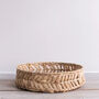 Also Home Venlig Round Water Hyacinth Tray, thumbnail 4 of 4