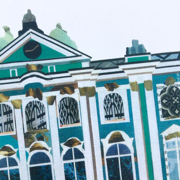 'Hermitage Museum' Recycled Paper Collage Print, 3 of 4