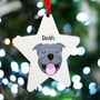 Staffie Christmas Tree Dog Decoration Personalised, thumbnail 8 of 10