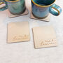 Personalised 'Mr And Mrs' Coaster Set, thumbnail 2 of 5