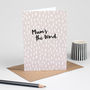Mother's Day Card 'Mums The Word', thumbnail 2 of 4