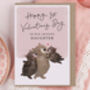 Bear 1st Valentine Card For Daughter, thumbnail 1 of 2