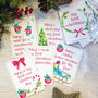 Personalised Baby's First Christmas Achievement Cards, thumbnail 1 of 6