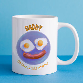 Personalised Sunny Side Up Mug: Father's Day Birthday Gift, 2 of 2