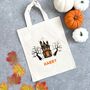 Personalised Haunted House Trick Or Treat Bag, thumbnail 1 of 2