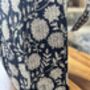 Block Print Quilted Tote Bag, Indian Print Handbag, thumbnail 9 of 12