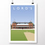 Lords Cricket Poster, thumbnail 2 of 8