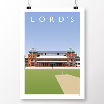 Lords Cricket Poster, 2 of 8