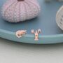 Mismatched Sterling Silver Lobster And Prawn Stud Earrings, thumbnail 6 of 12