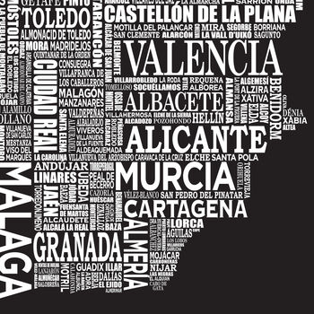 Standard Spain Map, 2 of 3