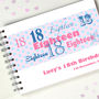 Personalised 18th Birthday Guest Book, thumbnail 3 of 10
