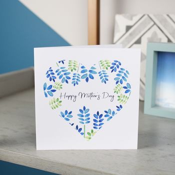 Happy Mother's Day Floral Heart Card, 5 of 6