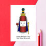 Funny Wine Mother's Day Card, thumbnail 1 of 3