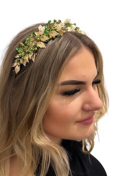 Bohemian Bridal Headband, 3 of 7