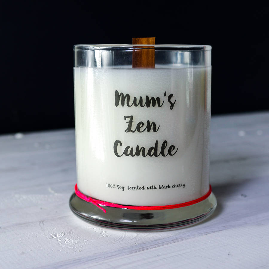 mum's zen candle by bonnie and bell