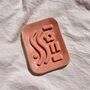 Geometric Pink Ceramic Soap Dish, thumbnail 3 of 3