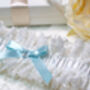 Satin And Lace Wedding Garter, thumbnail 3 of 3