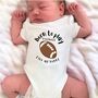 Born To Play American Football Bodysuit, thumbnail 2 of 10
