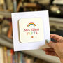 Teacher Thank You Rainbow Coaster Card, thumbnail 6 of 6