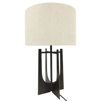 Glenthorpe Hammered Iron Table Lamp, 8 of 8
