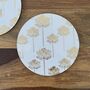 Floral Print Heat Resistant Trivet: Indian Inspired Kitchen Decor, thumbnail 3 of 8