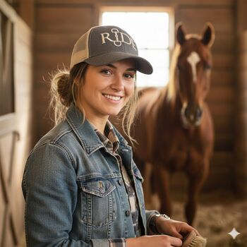 Horse Riding Equestrian Baseball Cap, 5 of 12