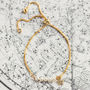 Swarovski Pearl Slider Charm Bracelet, thumbnail 7 of 11