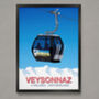 Veysonnaz Ski Resort Poster, thumbnail 1 of 6