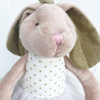 Personalised Rabbit Princess Toy, 3 of 3