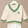 Little Cricket Star Babygrow And Hat Gift Set, thumbnail 8 of 11