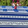 Blue And White Provencal Tablecloth Castellane, thumbnail 1 of 3