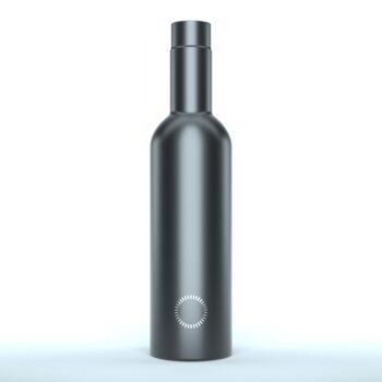 Black Insulated Wine Bottle Cooler, 4 of 7