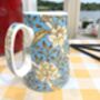 Cream Jug In Blue Chrysanthemum Design, thumbnail 5 of 6