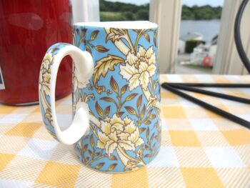 Cream Jug In Blue Chrysanthemum Design, 5 of 6