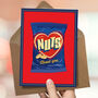 Funny Love Card ‘Nuts About You’, thumbnail 2 of 4