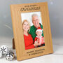 Personalised 'Our First Christmas' Photo Frame, thumbnail 4 of 7