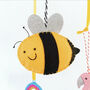 Personalised Bee Christmas Decoration, thumbnail 5 of 7