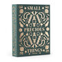 Precious Things Green Fabric Jewellery Box, thumbnail 6 of 7