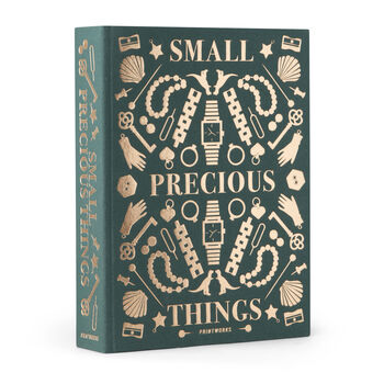 Precious Things Green Fabric Jewellery Box, 6 of 7