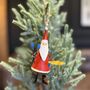 Personalised Artist Santa Bauble, thumbnail 2 of 3