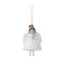 Dark Haired Felt Angel Hanging Decoration, thumbnail 3 of 5