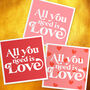 All You Need Is Love Card, thumbnail 3 of 3