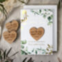 Save The Date Magnet With A Botanical Gold Foil Card, thumbnail 8 of 9