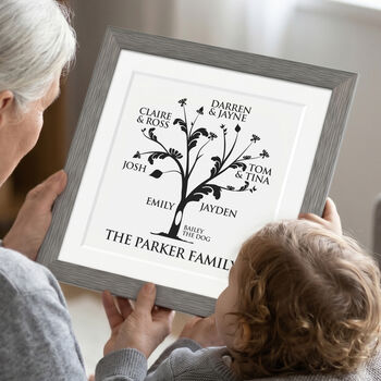 Personalised Family Tree Print, 4 of 12