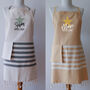 Personalised Cotton Apron Tea Towels, Gift For Her, thumbnail 1 of 12