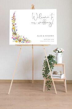 Wildflower Welcome Sign Board, 4 of 4