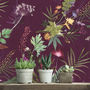 Botanical Design Floral Statement Wallpaper, thumbnail 1 of 4