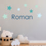 Star Name Fabric Wall Stickers, thumbnail 3 of 7